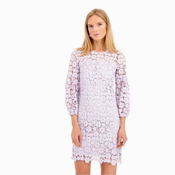 Shoshanna Lilac Floral Mini Dress - Picture 4 of 13